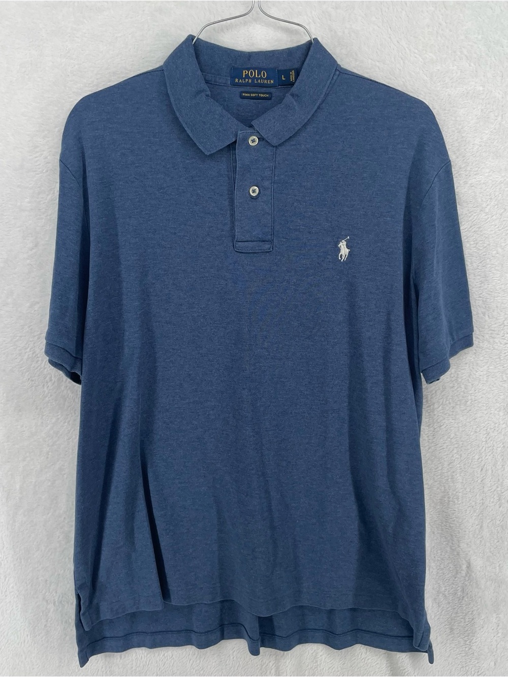 Polo by Ralph Lauren Heather Navy Short-Sleeve Polo